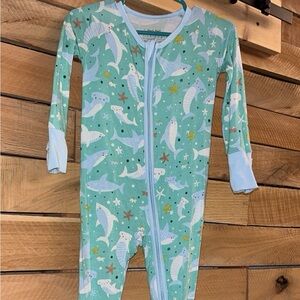 Little Sleepies Shark Zippy